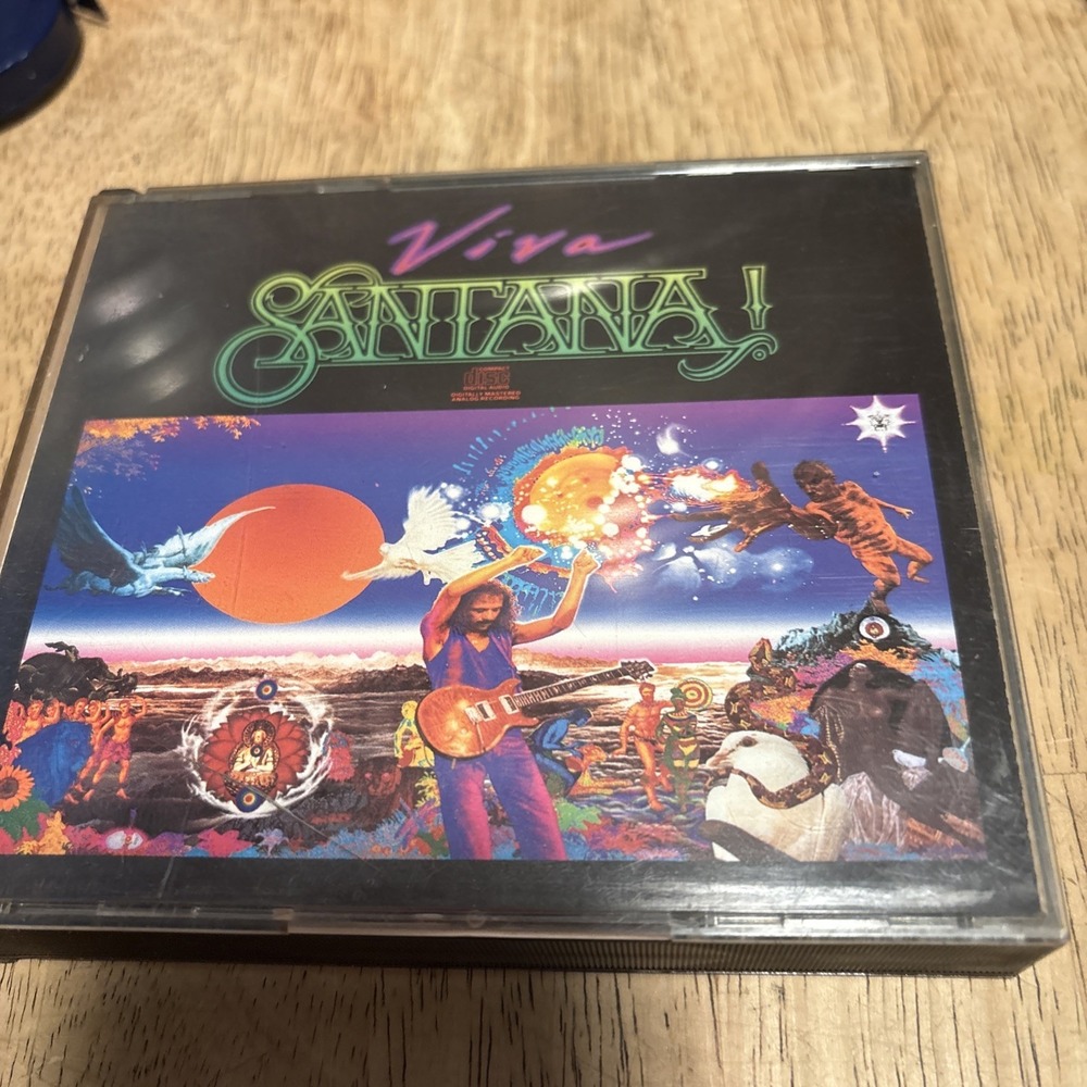 Santana Viva Santana! 2 CD Box Set Compilation 1988 Columbia Rock Hits